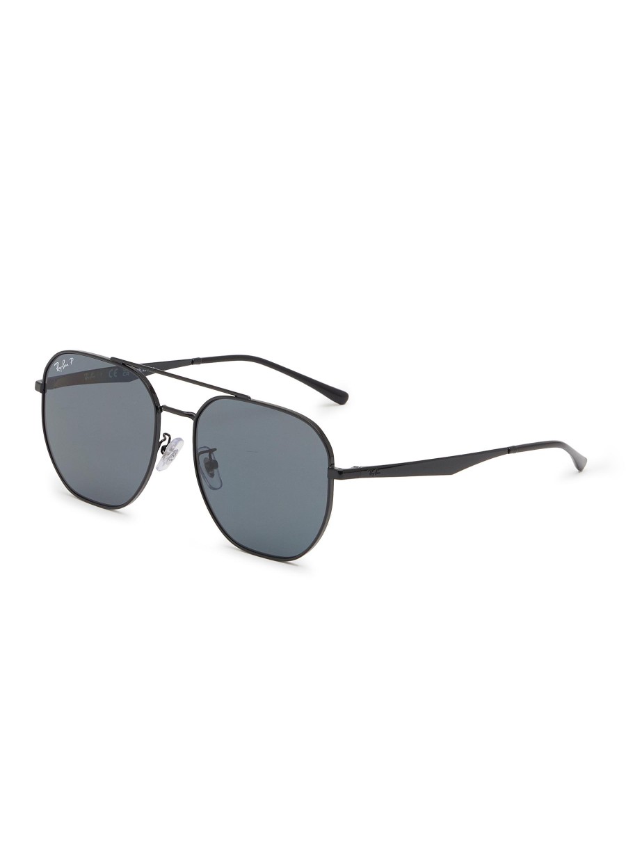 Men RAY BAN Eyewear | Metal Geometric Sunglasses