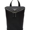 Men PRADA Backpacks | Show' Nylon Crossbody Bucket Bag