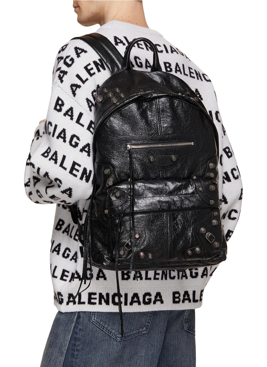 Men BALENCIAGA Backpacks | Le Cagole M Leather Backpack