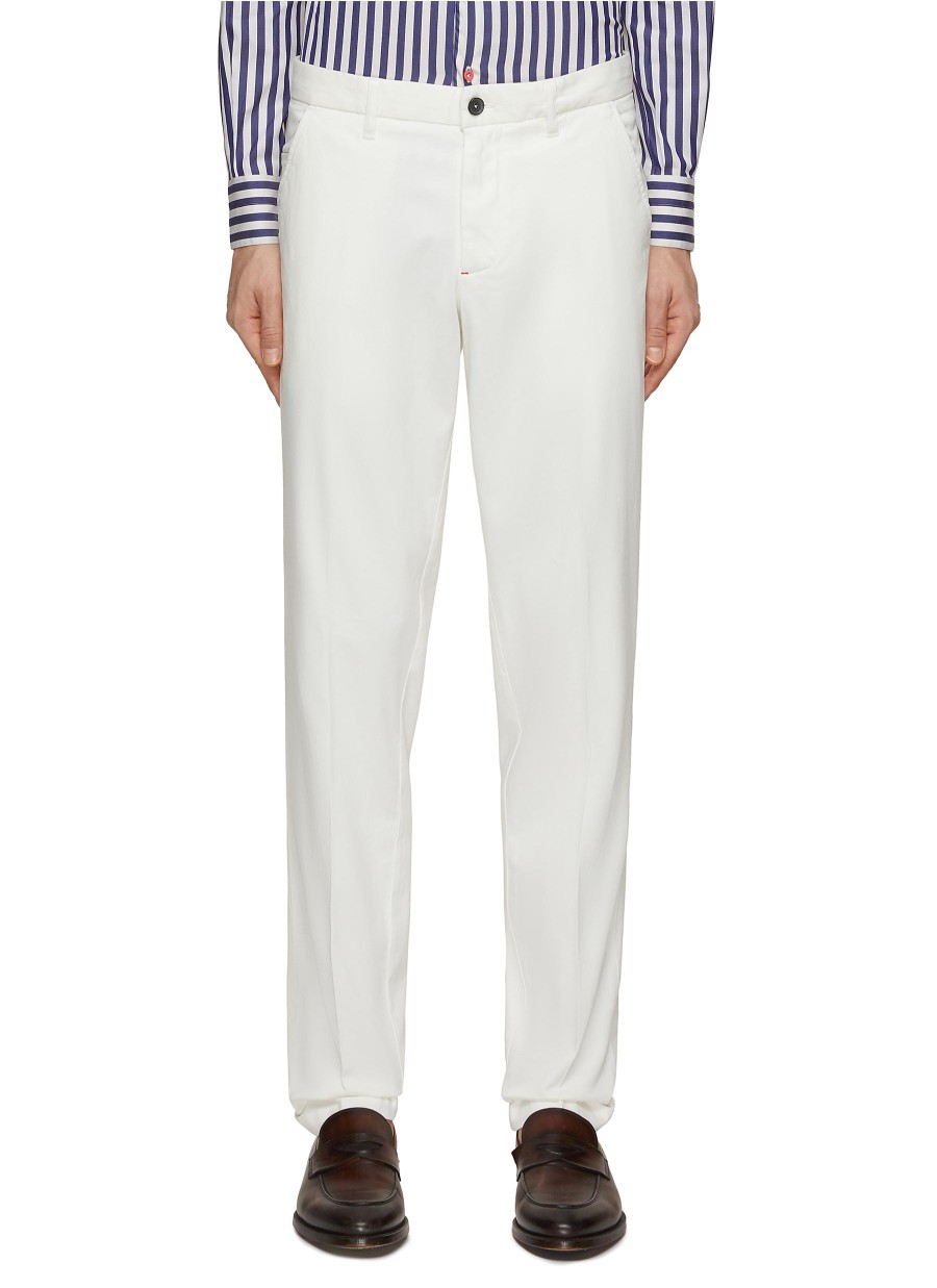 Men ISAIA Pants | Flat Front Chino