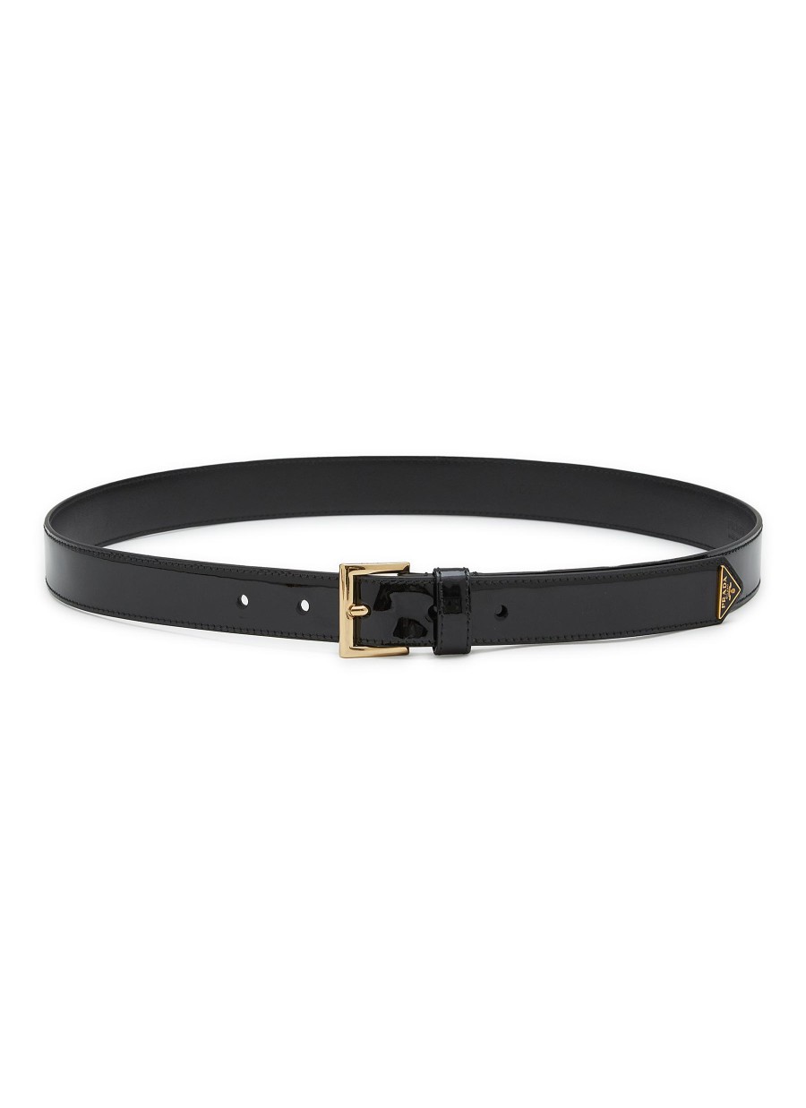 Women PRADA Belts | Leather Square-Buckle Belt