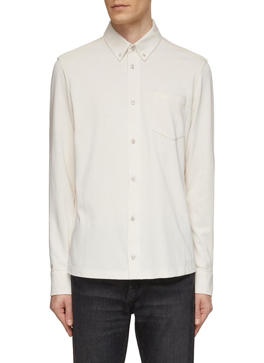 Men DENHAM Shirts | Bridge Heavy Jersey Shirt