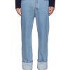 Men LOEWE Pants | Fisherman Turned Up Hem Jeans