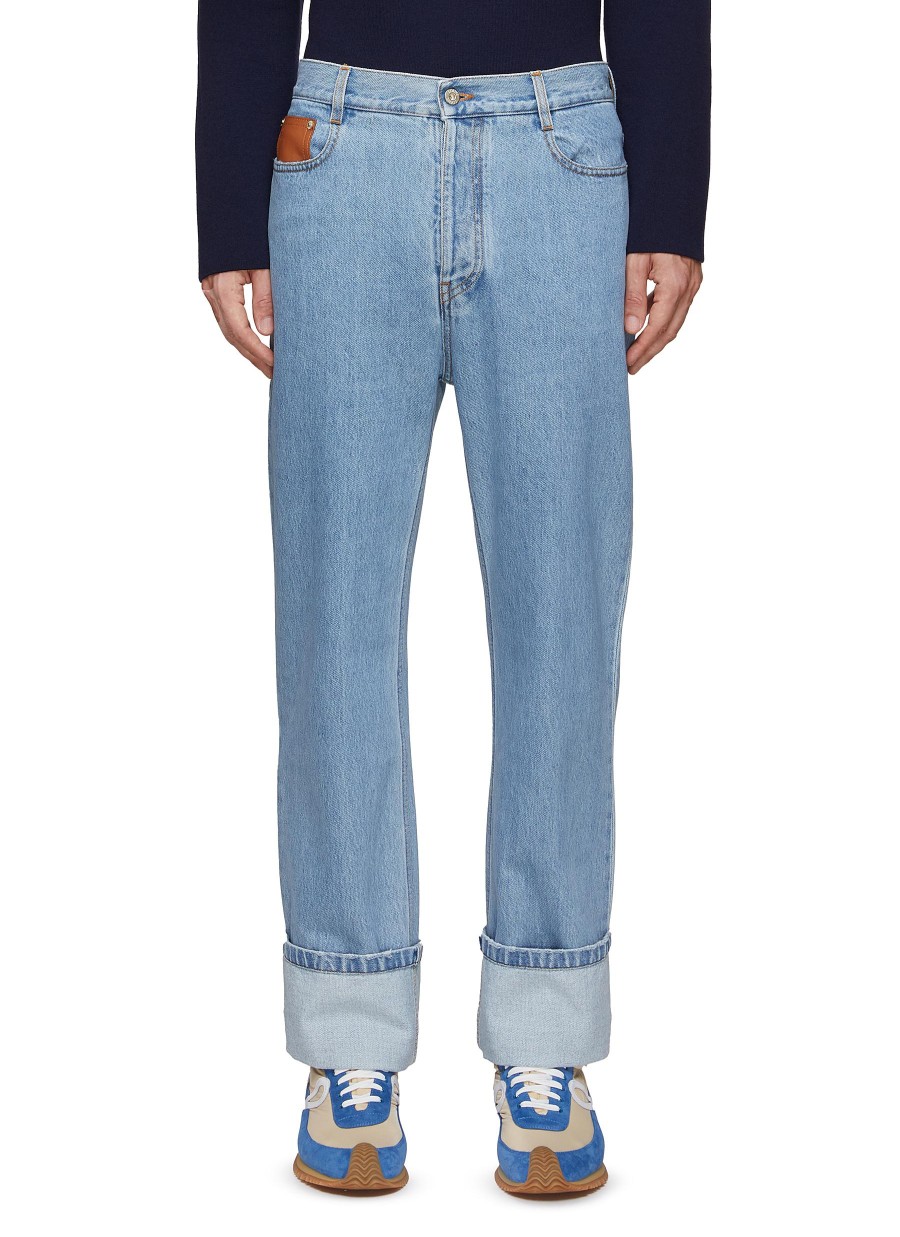 Men LOEWE Pants | Fisherman Turned Up Hem Jeans