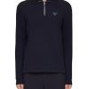 Men SOUTHCAPE Polos | Bicolour Half Zip Sweatshirt