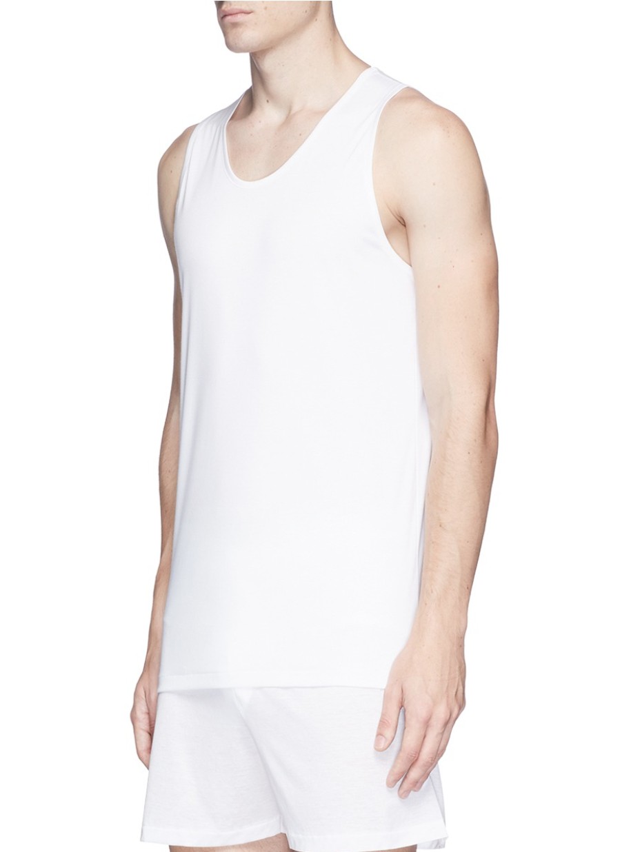 Men ZIMMERLI Underwear | 286 Sea Island' Cotton Tank Top