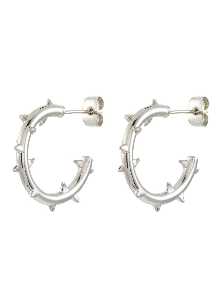 Women JUSTINE CLENQUET Fashion Jewellery | Hirschy Palladium Plated Earrings