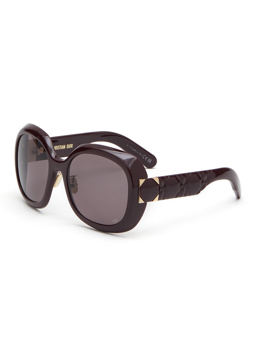 Women DIOR Eyewear | Lady 95.22 R2F Acetate Round Sunglasses