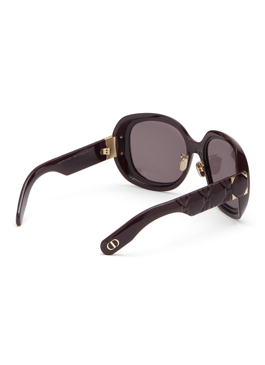 Women DIOR Eyewear | Lady 95.22 R2F Acetate Round Sunglasses