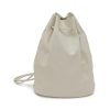 Women NOTHING WRITTEN Backpacks | Large Drawstring Leather Bucket Bag