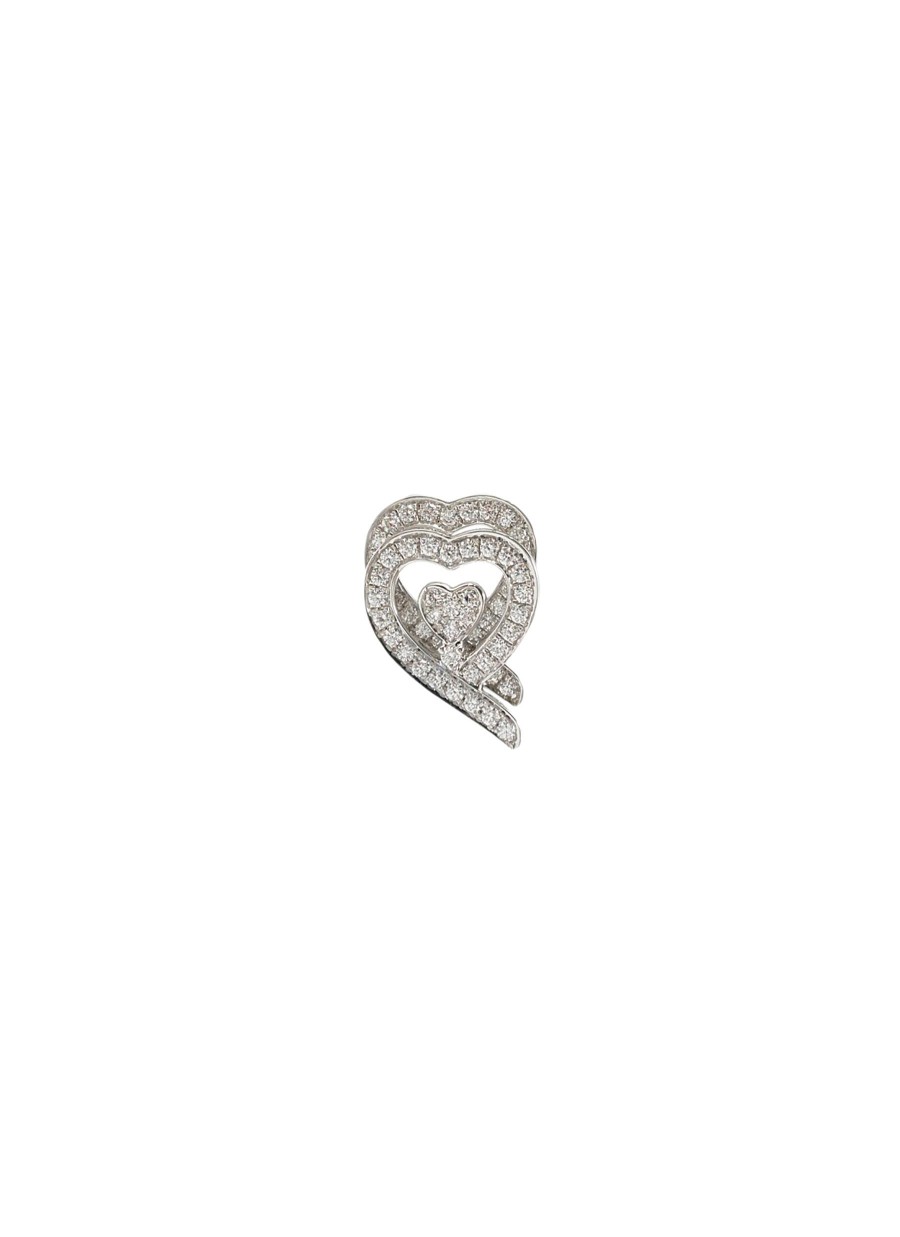 Women LC COLLECTION JEWELLERY Fine Jewellery | 18K White Gold Diamond Pendant