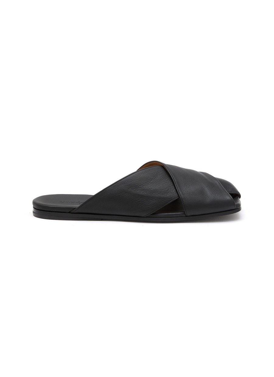 Men MARSÈLL Sandals | Spatola Sandalo Leather Slides