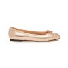 Women JIMMY CHOO Flats | Elme Leather Ballerina Flats