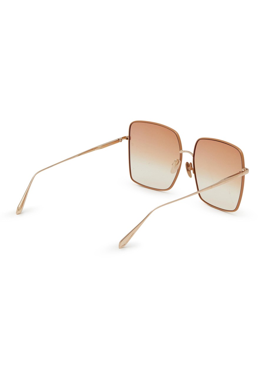 Women LINDA FARROW Eyewear | Hina Acetate Sqaure Sunglasses