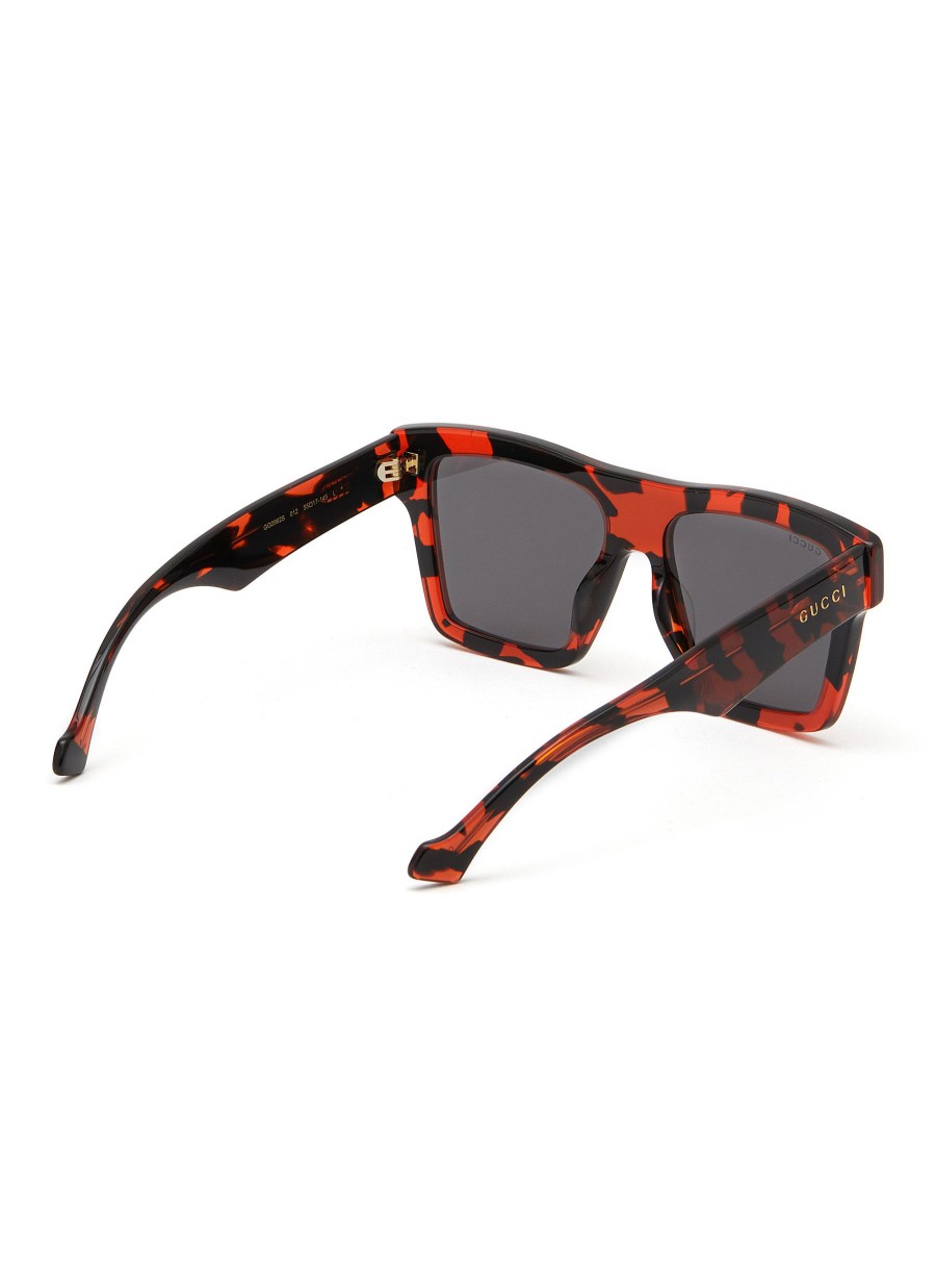 Men GUCCI Eyewear | Logo Acetate Square Sunglasses