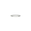 Women LC COLLECTION JEWELLERY Fine Jewellery | 18K White Gold Diamond Half Eternity Band — Size Us 6.5