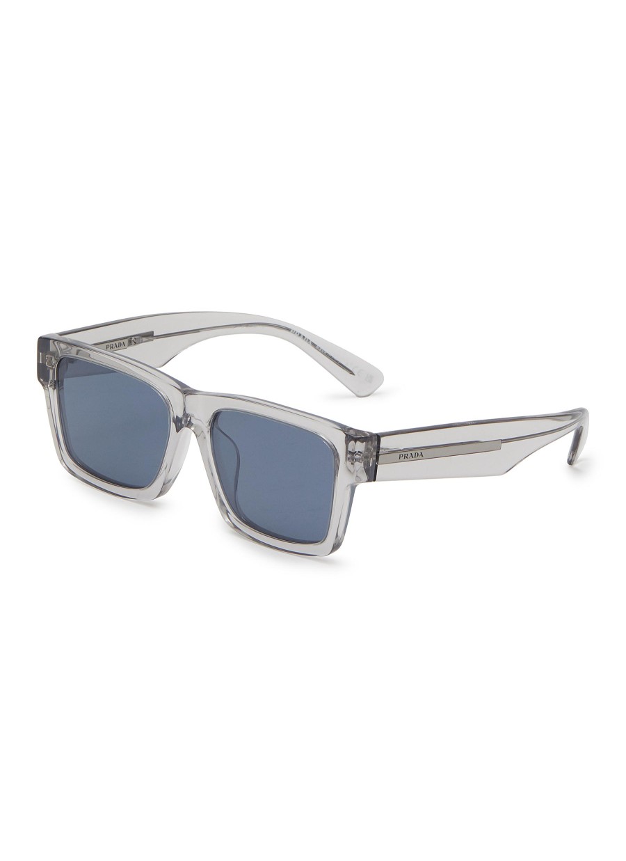 Men PRADA Eyewear | Acetate Sqaure Wayfarer Sunglasses