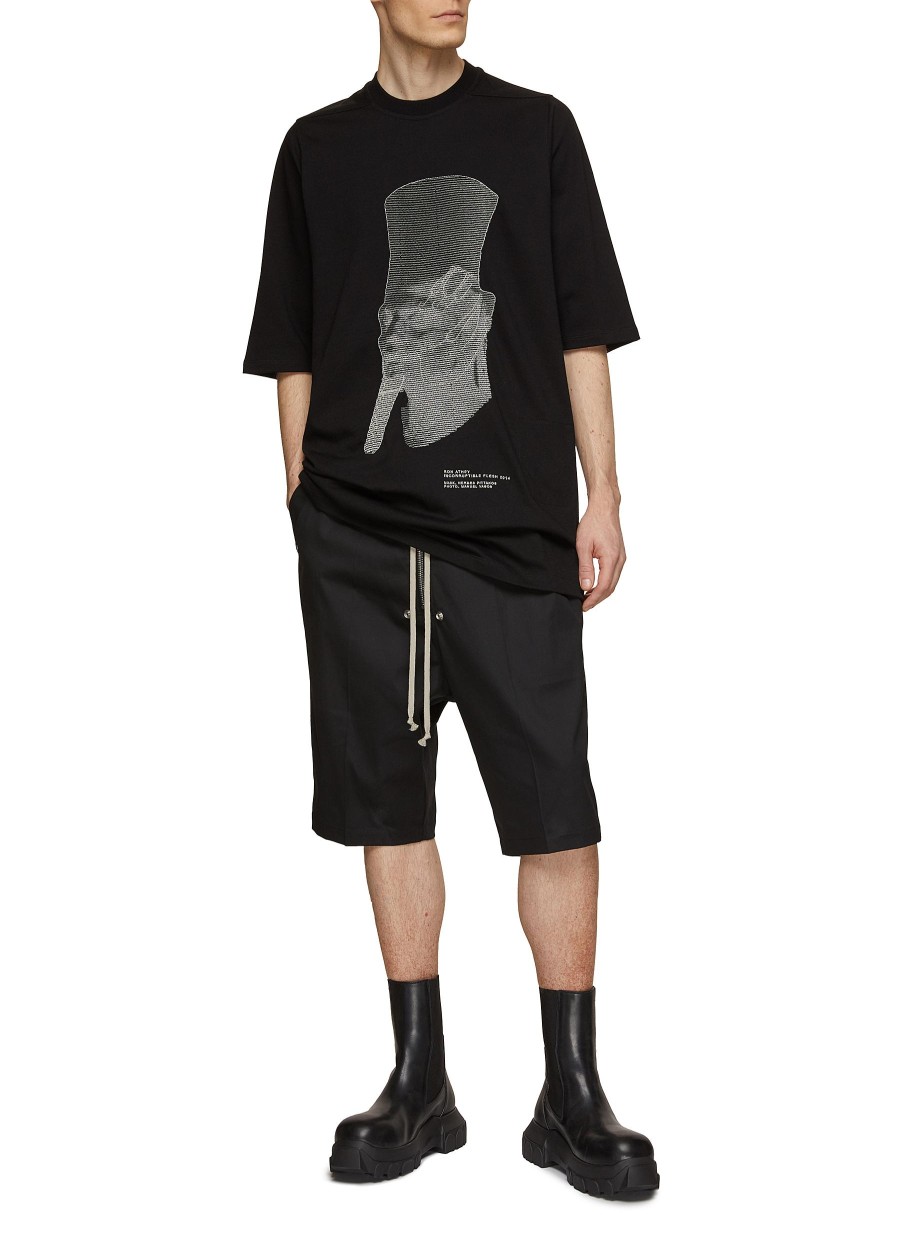 Men RICK OWENS T-Shirts | Ron Head Jumbo T-Shirt