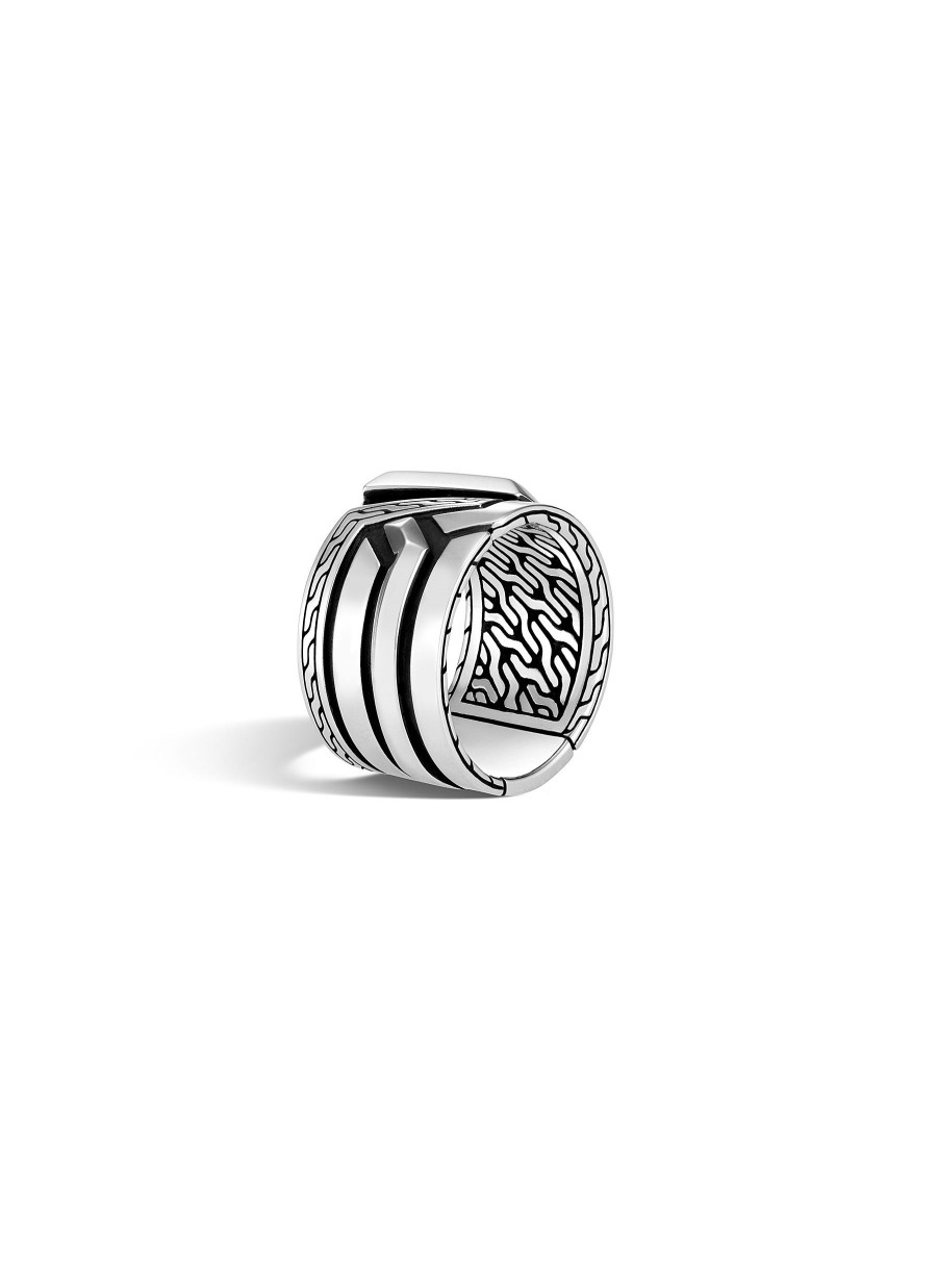 Women JOHN HARDY Fine Jewellery | Classic Chain Sterling Silver Band Ring — Size 10