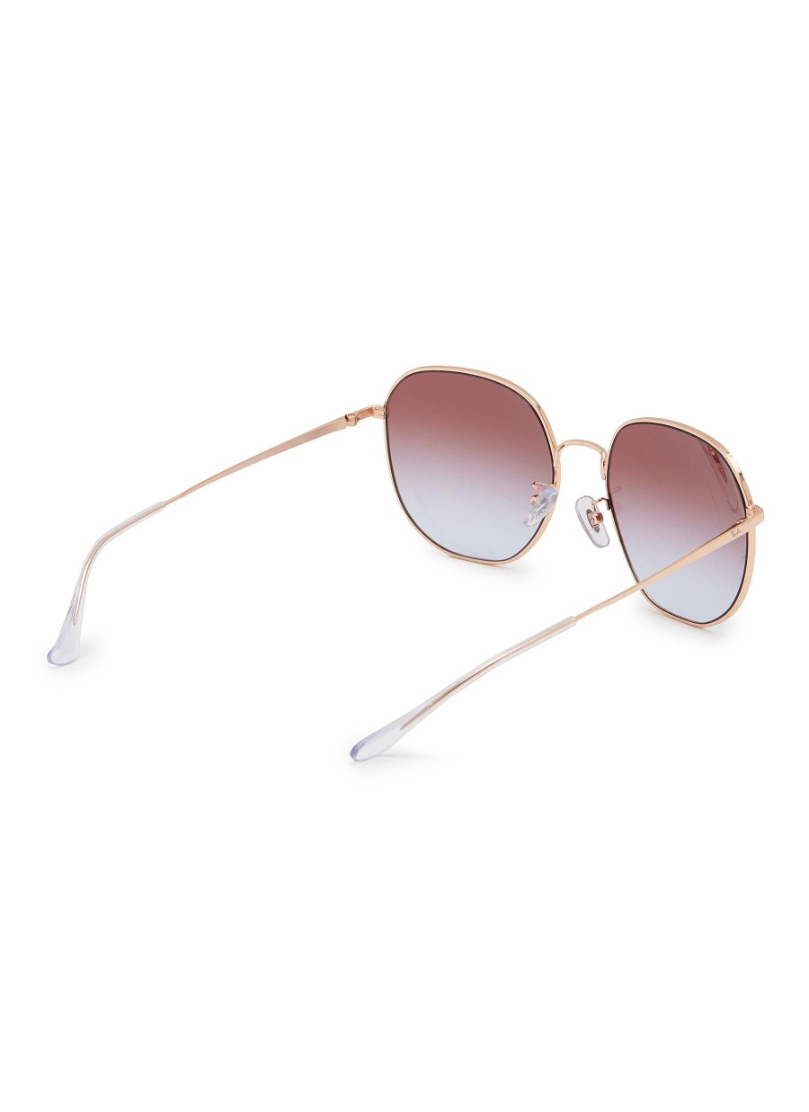 Women RAY BAN Eyewear | Metal Square Sunglasses