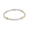 Women LC COLLECTION JEWELLERY Fine Jewellery | 18K Gold Diamond Mixed Cut Yellow Diamond Tennis Bracelet