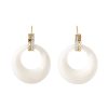 Women JOHN HARDY Fine Jewellery | Classic Chain 18K Gold Diamond Tagua Drop Earrings