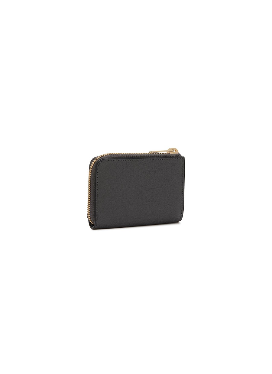 Women VALEXTRA Small Leather Goods | Leather Coin Cardholder