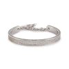 Women EDDIE BORGO Fashion Jewellery | Pave Zenith Silver Toned Metal Cuff Bracelet