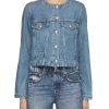 Women RAG & BONE Jackets | Cora Cropped Denim Jacket