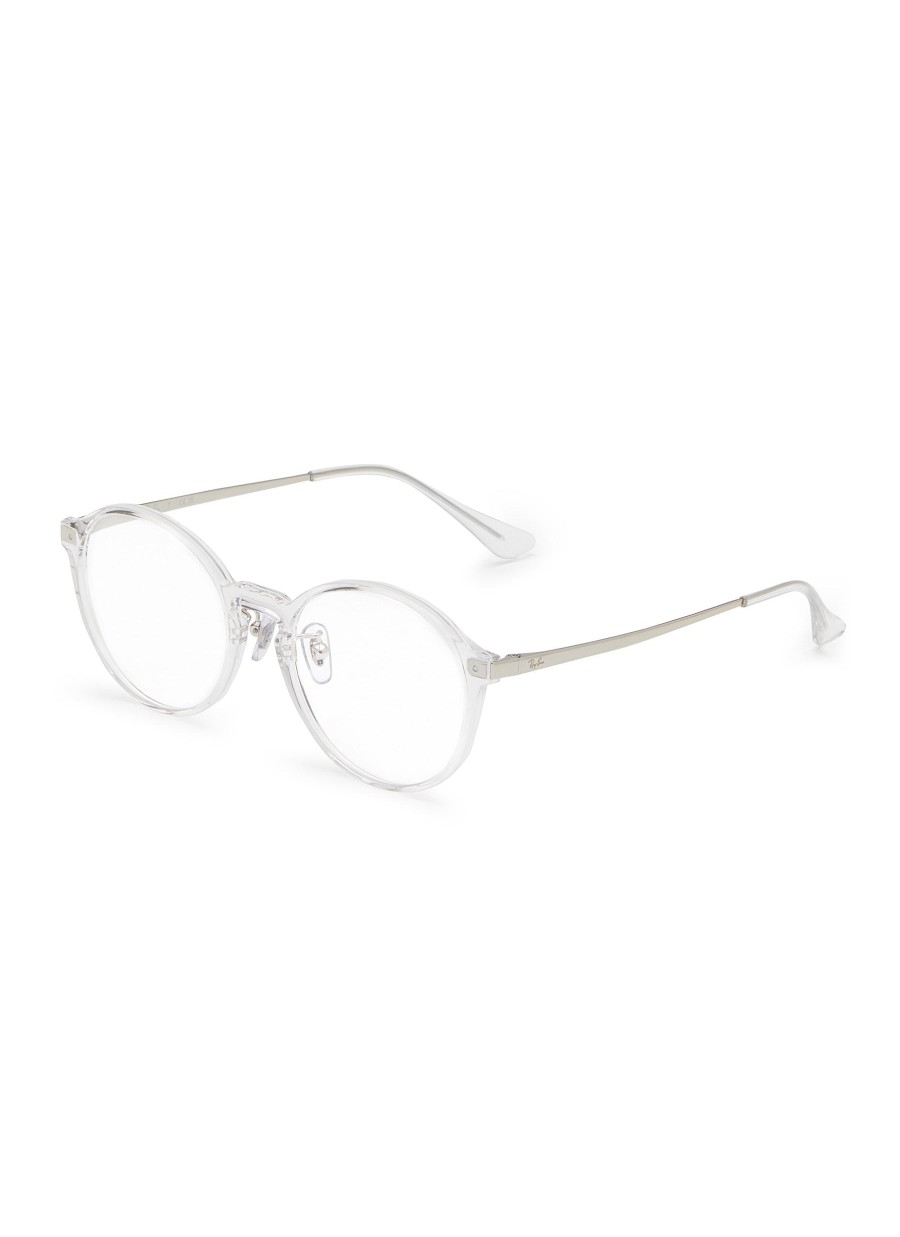 Women RAY BAN Eyewear | Acetate Phantos Round Optical Glasses