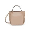 Women VALENTINO Tote Bags | Rockstud' Grained Leather Pouch