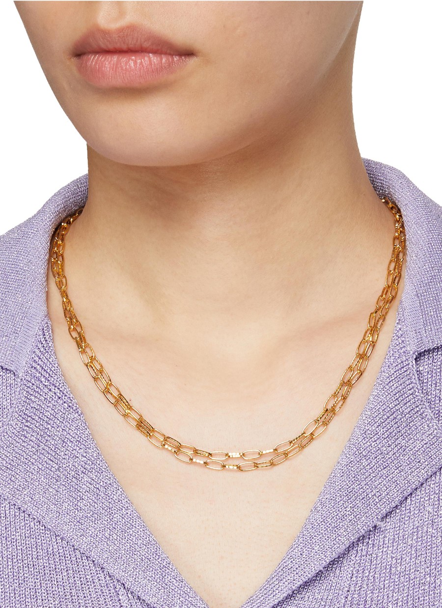 Women LANE CRAWFORD VINTAGE ACCESSORIES Vintage Accessories | 14K Gold Plated Chain Necklace