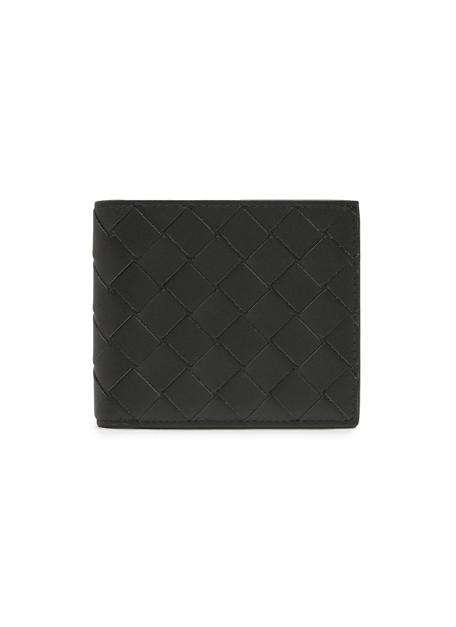 Men BOTTEGA VENETA Small Leather Goods | Intrecciato Leather Bi-Fold Wallet