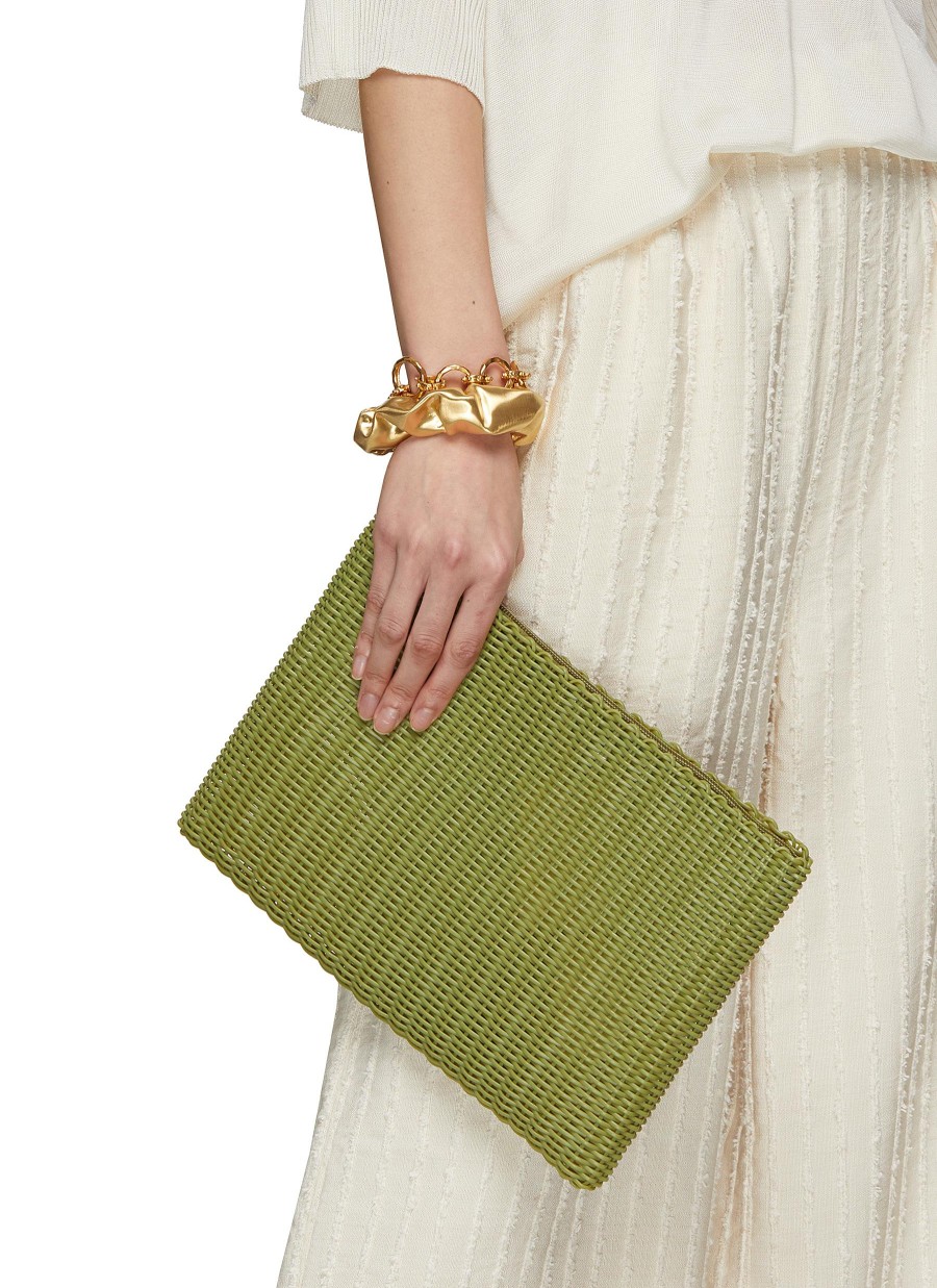 Women PALOROSA Clutch Bags | Large Woven Clutch