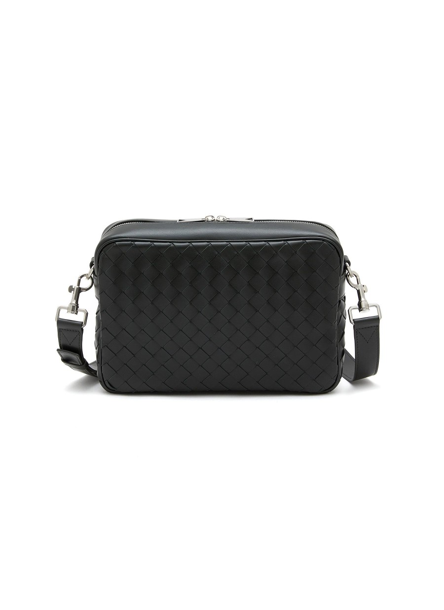 Men BOTTEGA VENETA Crossbody | Intrecciato Leather Camera Bag