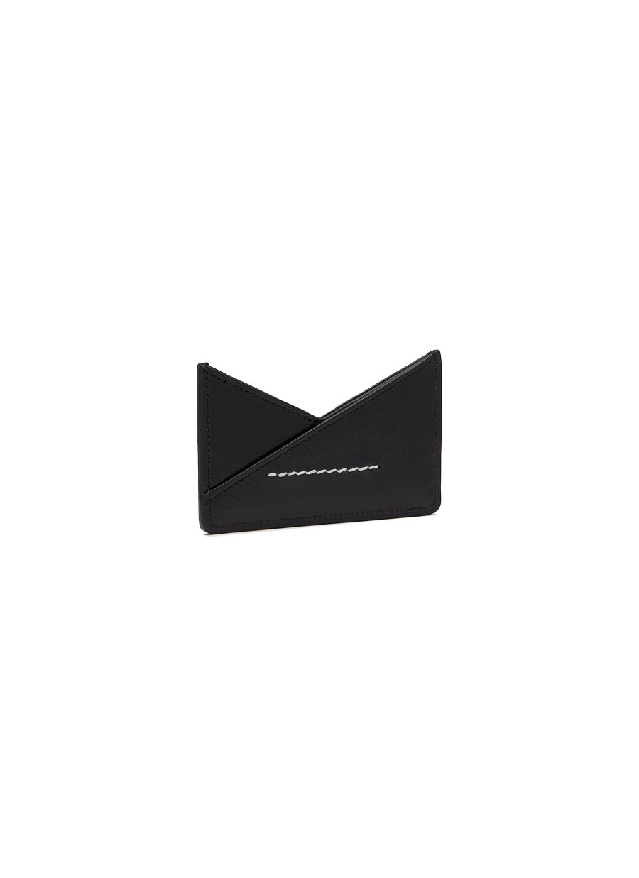 Men MM6 MAISON MARGIELA Small Leather Goods | Japanese 6 Leather Cardholder