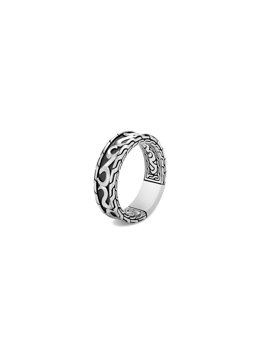 Women JOHN HARDY Fine Jewellery | Classic Chain Sterling Silver Band Ring — Size 9