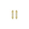 Women LC COLLECTION JEWELLERY Fine Jewellery | 18K Gold Diamond Hoop Earrings