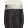 Men MAISON MARGIELA Shirts | Pinstripe Contrast Yoke Button Down Shirt