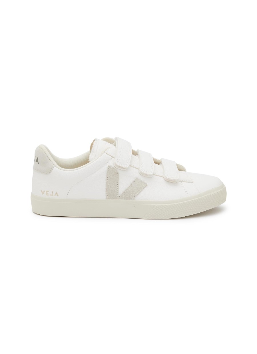 Men VEJA Sneakers | Recife' Low Top Triple Velcro Chromefree Leather Sneakers