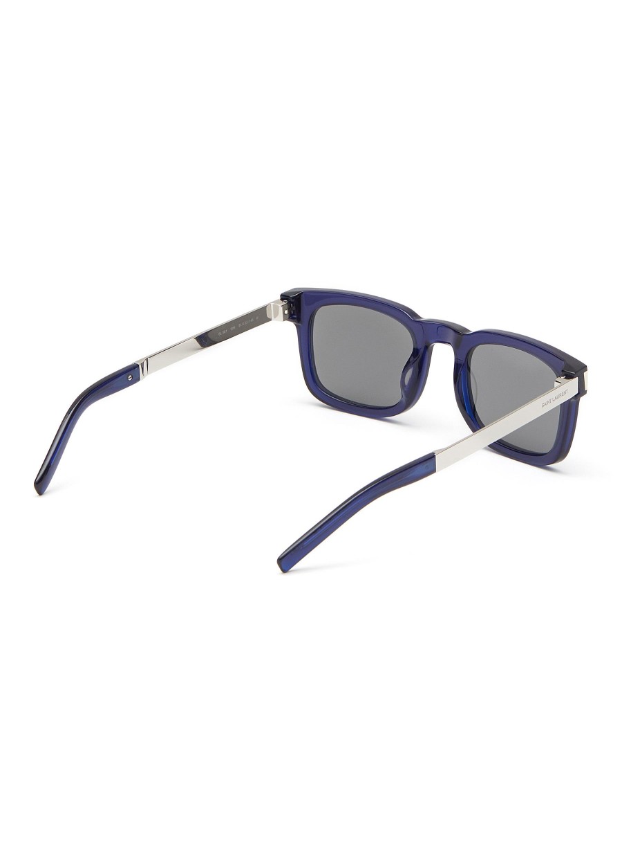 Men SAINT LAURENT Eyewear | Sl581-006 Acetate Square Sunglasses