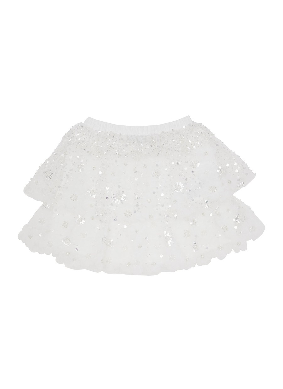 Women SELF-PORTRAIT Clothing | Kids Embellished Mini Skirt