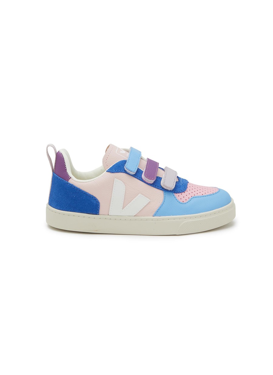 Women VEJA Shoes | Esplar Velcro Leather Kids Sneakers