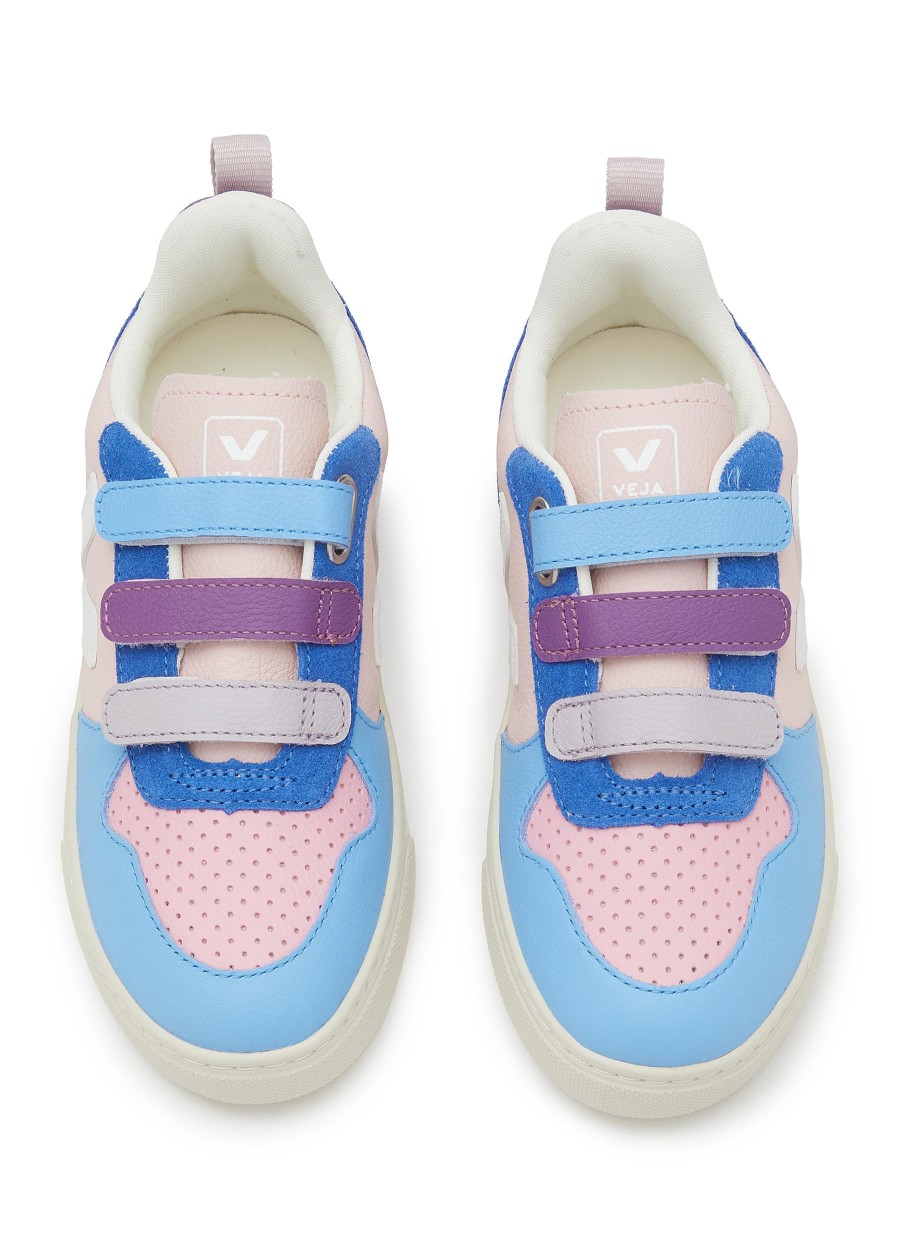 Women VEJA Shoes | Esplar Velcro Leather Kids Sneakers