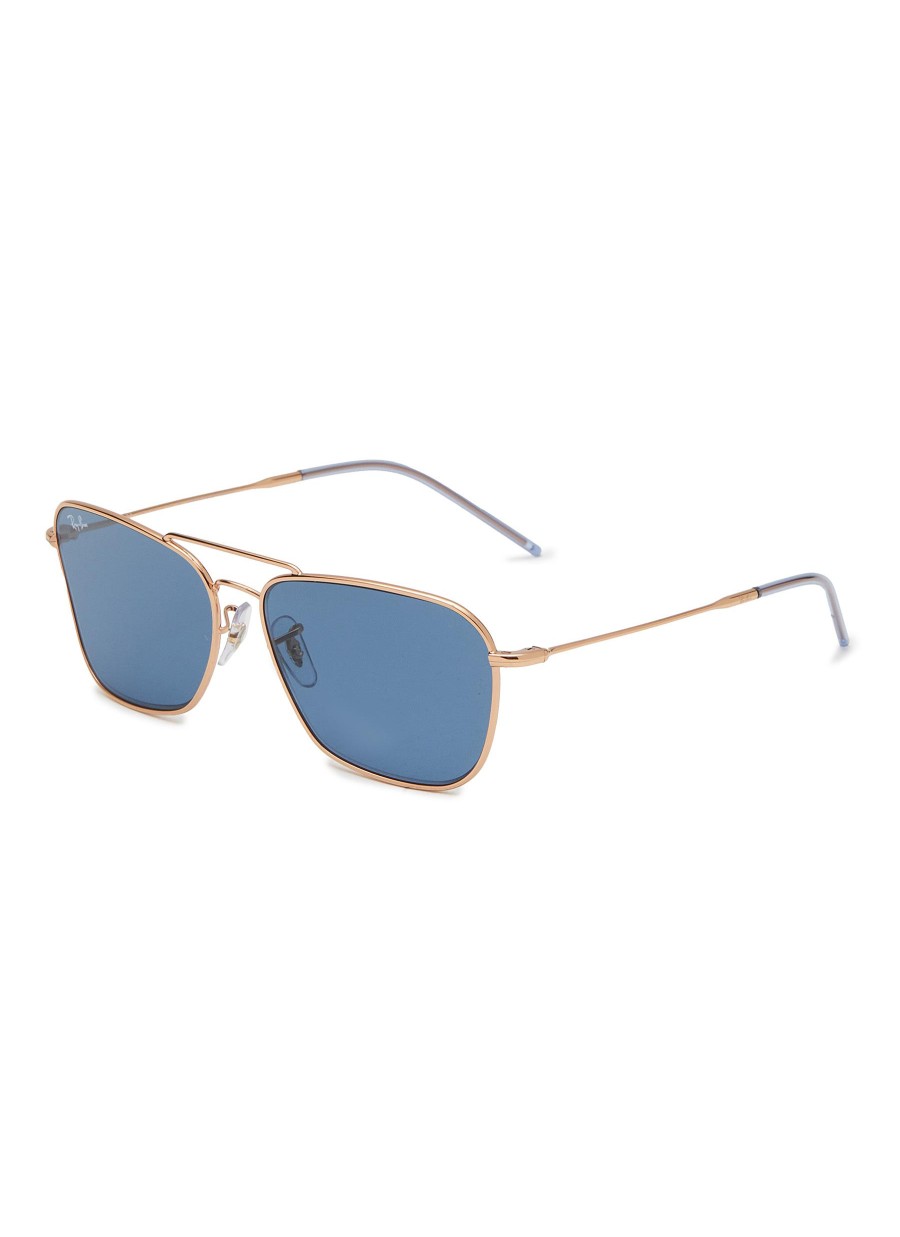 Men RAY BAN Eyewear | Metal Square Sunglasses