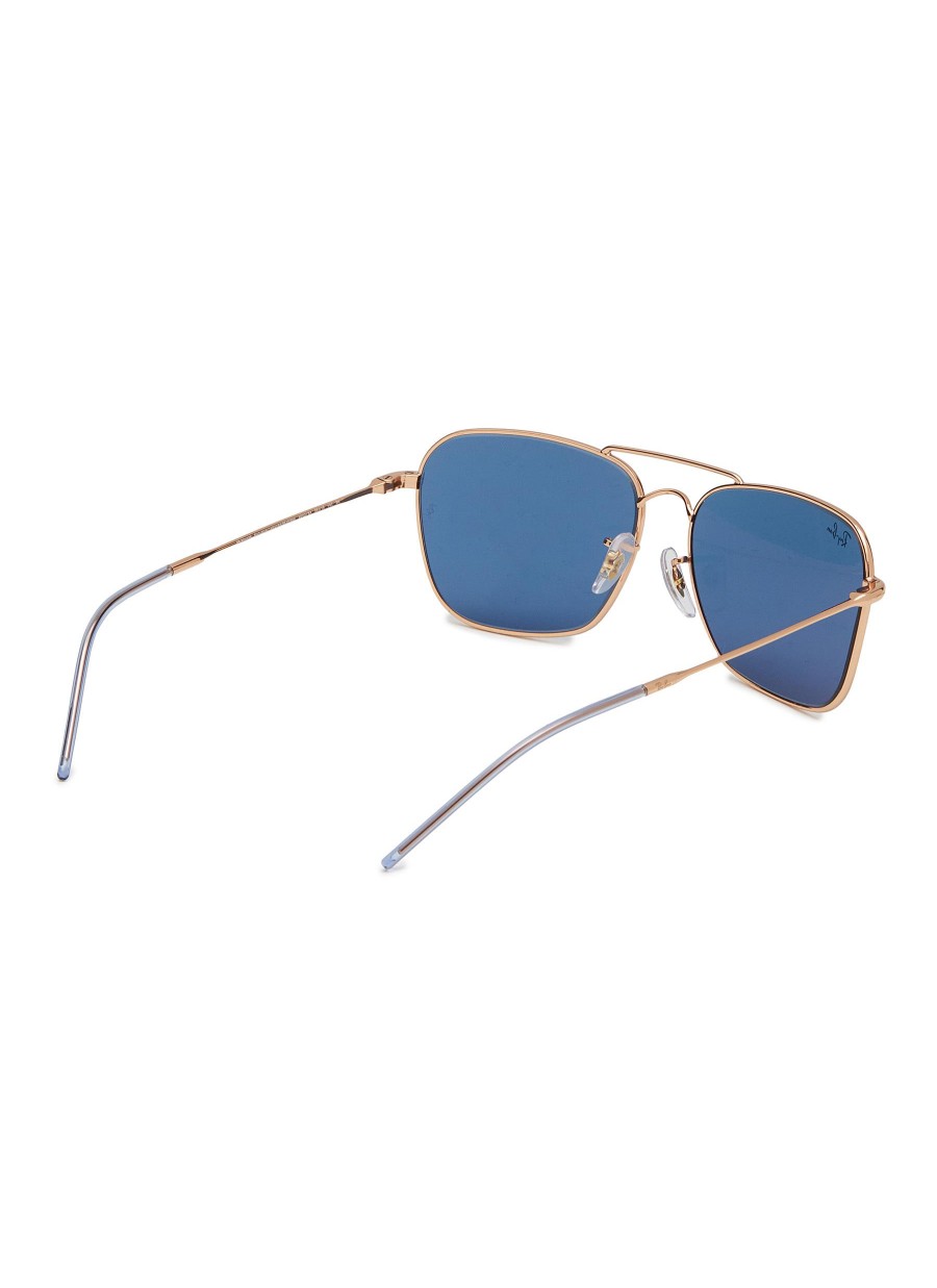 Men RAY BAN Eyewear | Metal Square Sunglasses