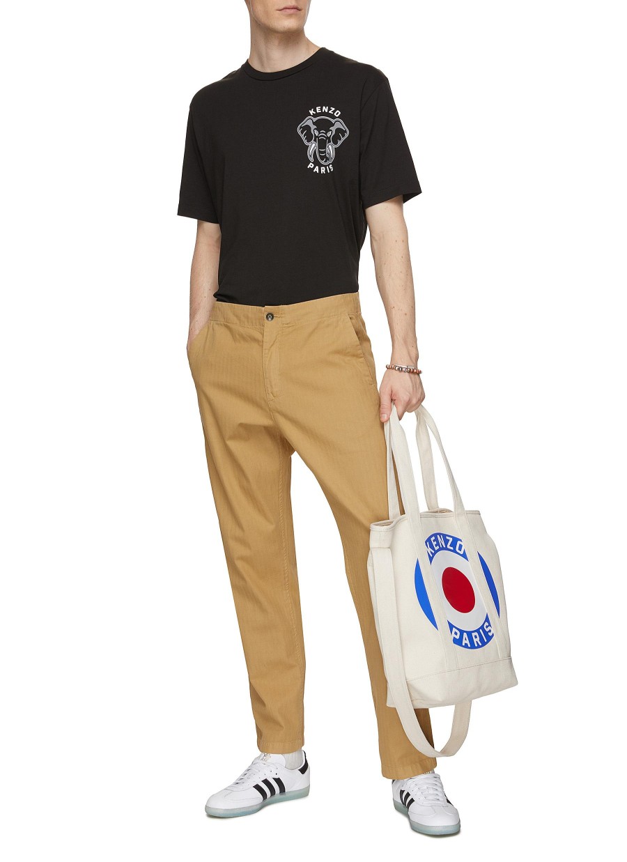 Men KENZO T-Shirts | Elephant Logo T-Shirt