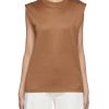 Women VALENTINO Tops | Capsleeve Crewneck T-Shirt