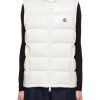 Women MONCLER Coats | Alcibia Lacquered Mock Neck Puffer Gilet