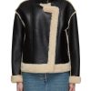 Women MO&CO. Jackets | Cropped Shearling Jacket